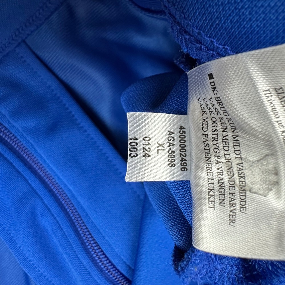 Original Crest Utah Royals Capelli CS-Cool Full Zip Track Jacket Blue White - Picture 9 of 11